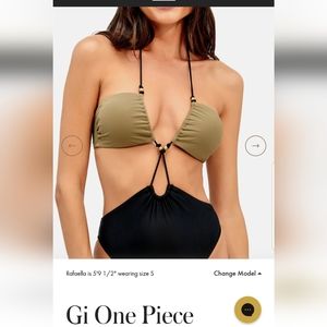 Gi one piece vix swimwear new with tags